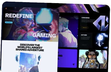 3D animated Website